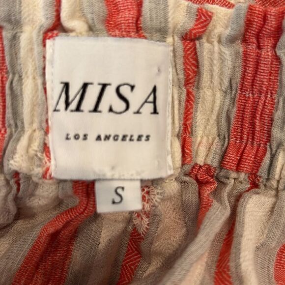 MISA Los Angelas Embroidered Smock Top Sz.S - Picture 5 of 5